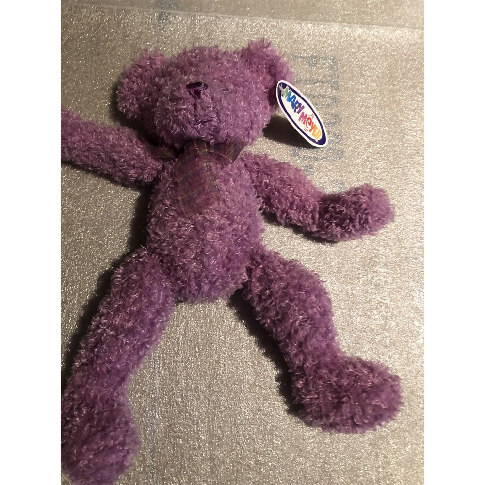 Mary Meyer Plush Purple Teddy Bear vintage Valerie‎ Collectibles